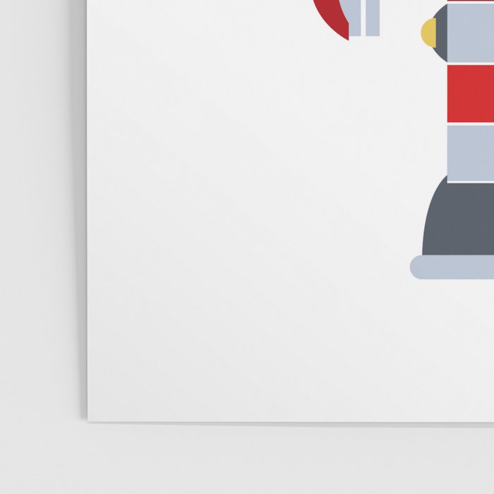 Red Robot Retro Toy Poster Gallery Image 3