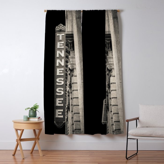 Tennessee Sign Window Curtain Gallery Image 1