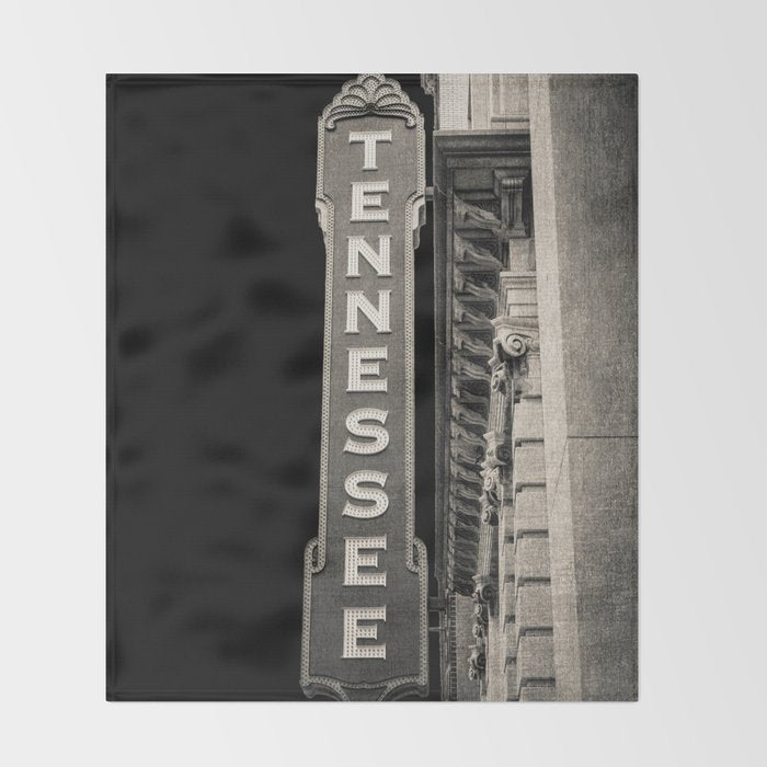 Tennessee Sign Throw Blanket Gallery Image 2
