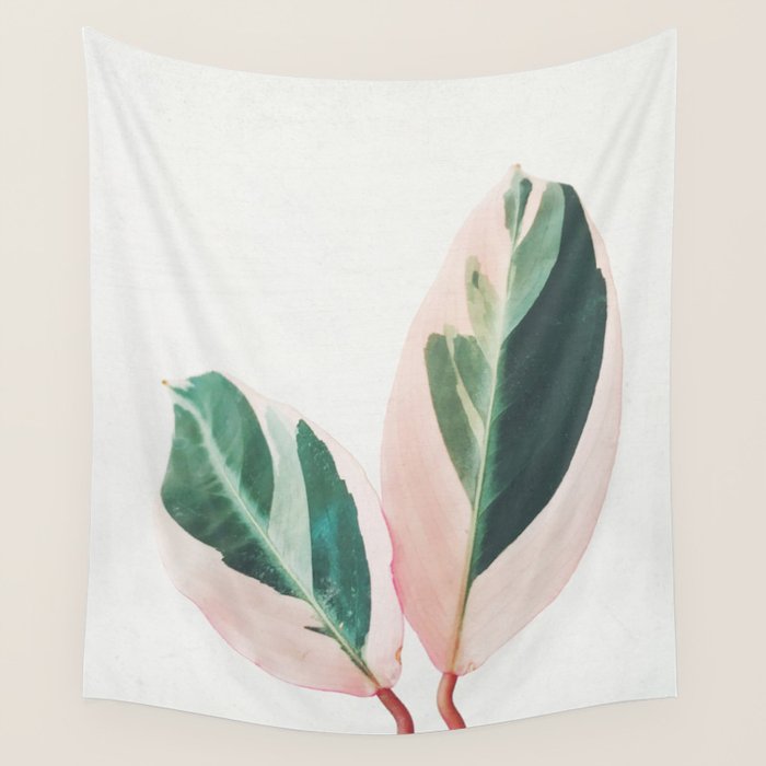 Pink Leaves I Wall Tapestry Gallery Image 4