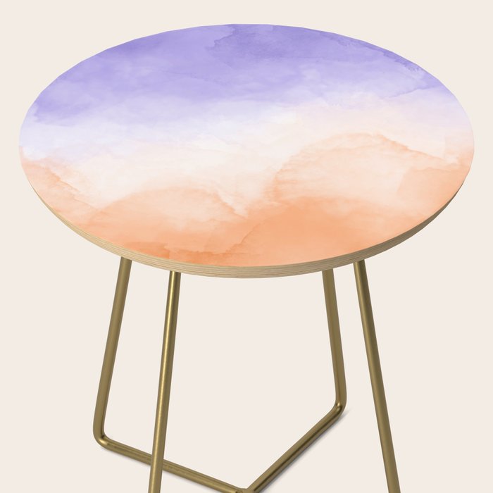 Tie dye lilac peach A Side Table Gallery Image 2