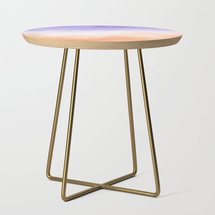 Tie dye lilac peach A Side Table Gallery Image 1