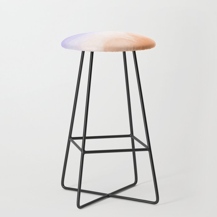 Tie dye lilac peach A Stool Gallery Image 1