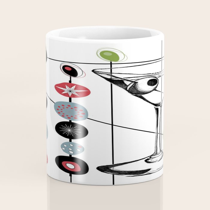 Mid-Century Modern Art Atomic Cocktail 3.0 Coffee Mug Gallery Image 4