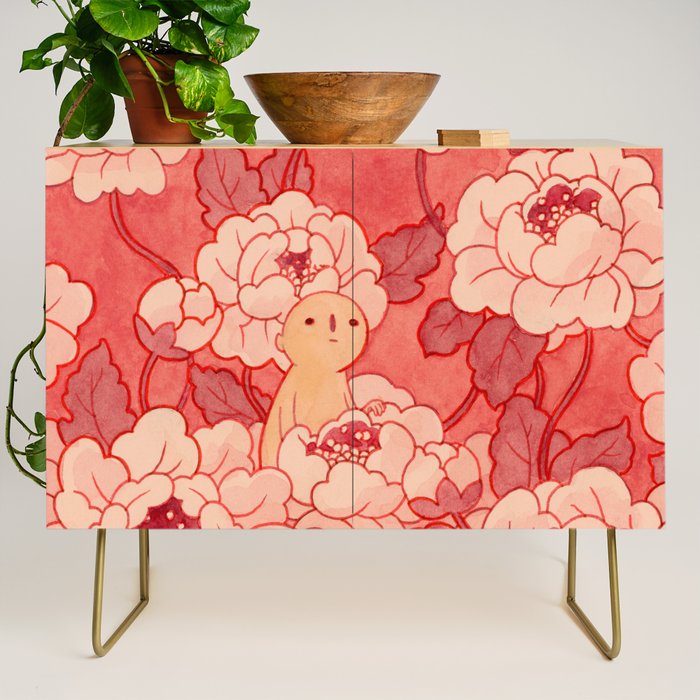 Watercolor Test (Red) Credenza Gallery Image 1