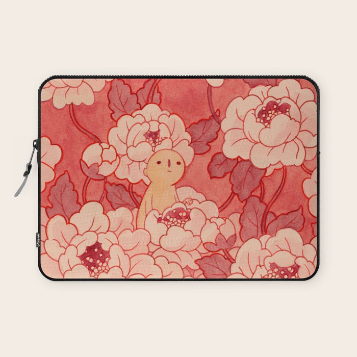 Watercolor Test (Red) Laptop Sleeve Gallery Image 1