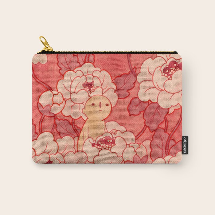 Watercolor Test (Red) Carry All Pouch Gallery Image 1