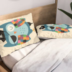 Captain Whooo Pillow Sham Gallery Image 2