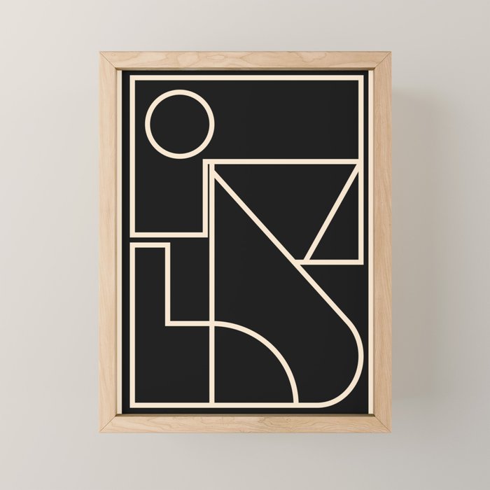 Minimalist 128 Mini Art Print Gallery Image 1