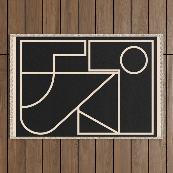 Minimalist 128 Outdoor Rug Gallery Image 1
