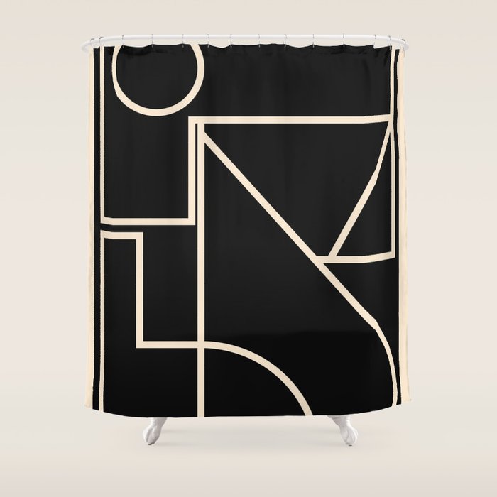 Minimalist 128 Shower Curtain Gallery Image 1