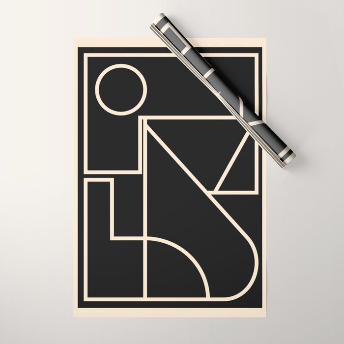 Minimalist 128 Wrapping Paper Gallery Image 1
