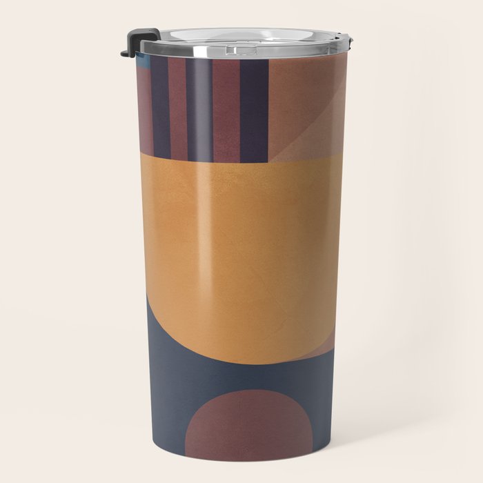 Modern geometric shapes 50 Travel Mug Gallery Image 3