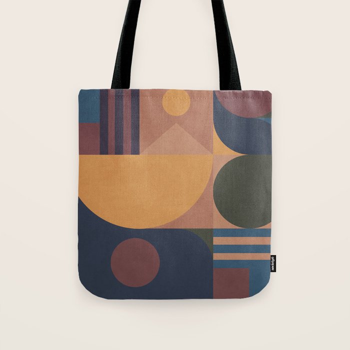 Modern geometric shapes 50 Tote Bag Gallery Image 1