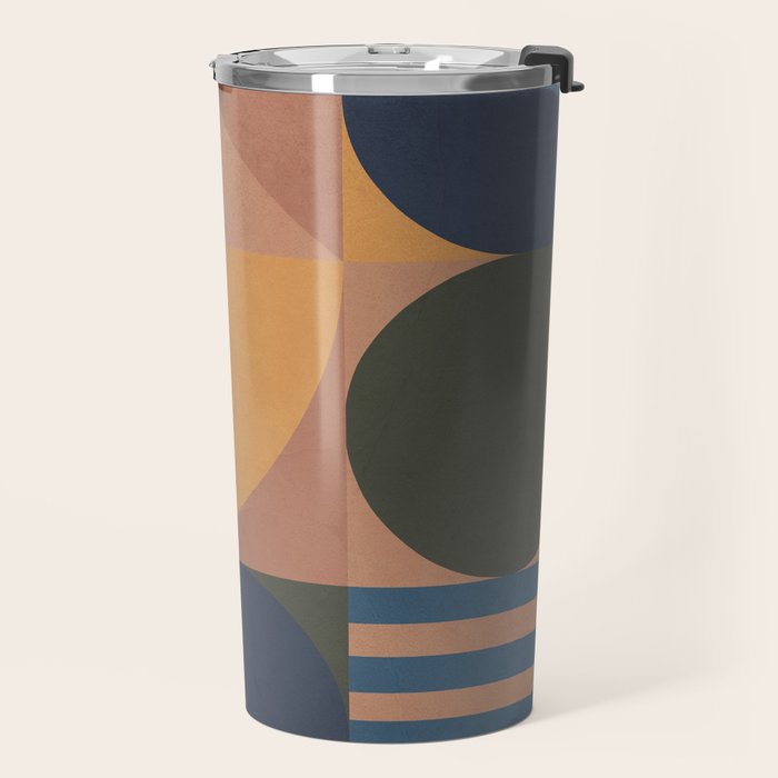 Modern geometric shapes 50 Travel Mug Gallery Image 2