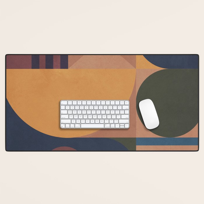 Modern geometric shapes 50 Desk Mat Gallery Image 1