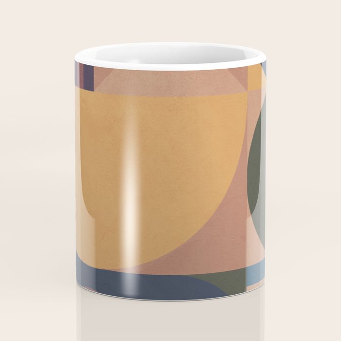 Modern geometric shapes 50 Coffee Mug Gallery Image 4