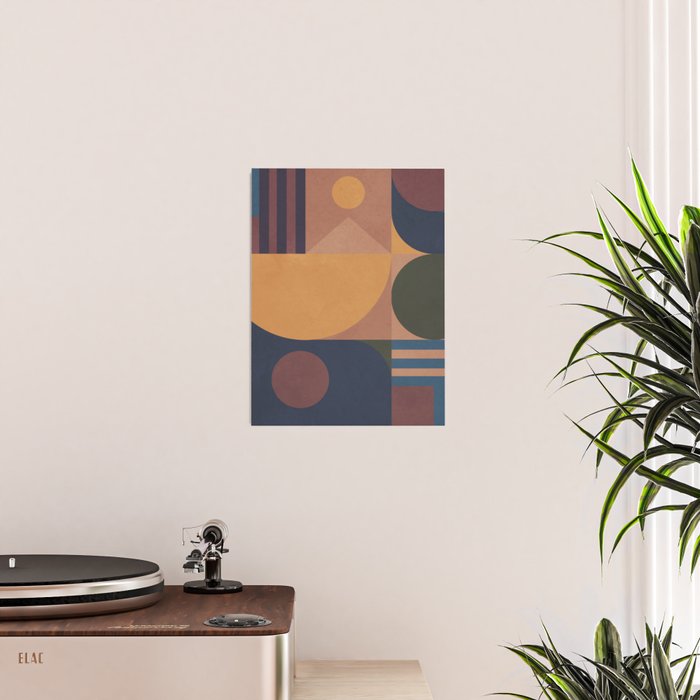 Modern geometric shapes 50 Poster Gallery Image 2