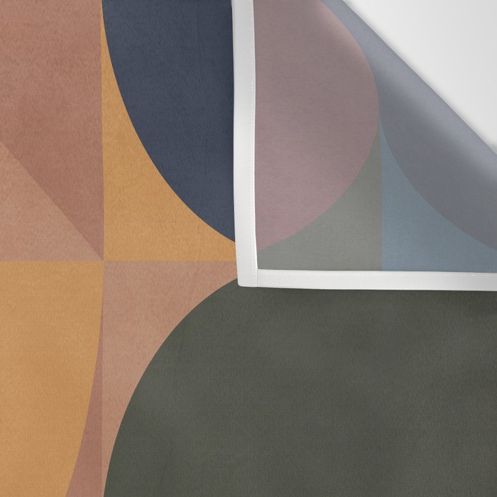 Modern geometric shapes 50 Wall Tapestry Gallery Image 3