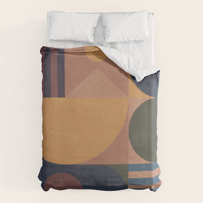 Modern geometric shapes 50 Duvet Cover Gallery Image 6