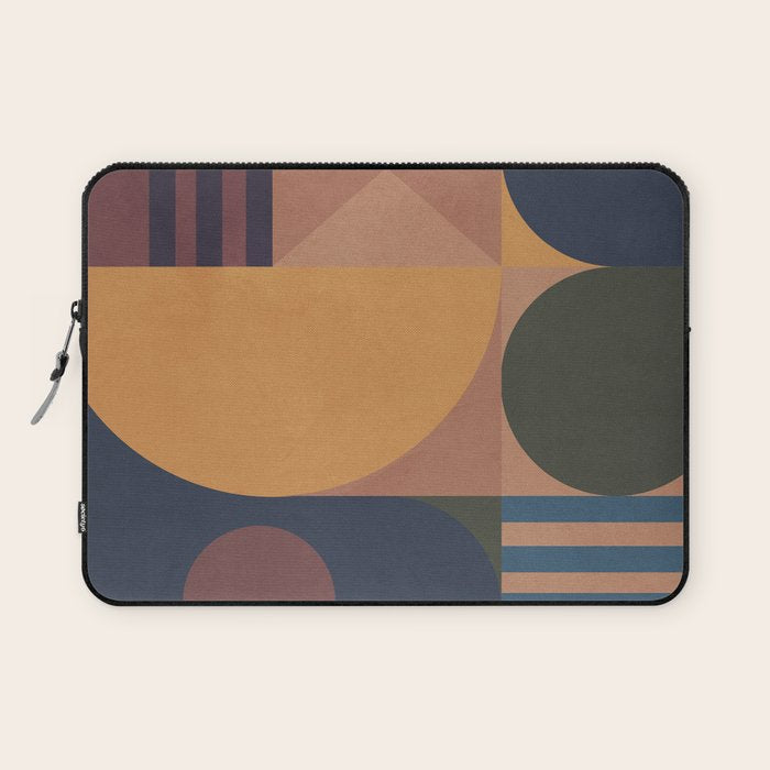 Modern geometric shapes 50 Laptop Sleeve Gallery Image 1
