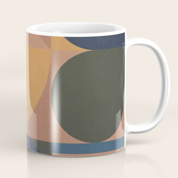 Modern geometric shapes 50 Coffee Mug Gallery Image 1