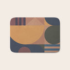 Modern geometric shapes 50 Bath Mat Gallery Image 1