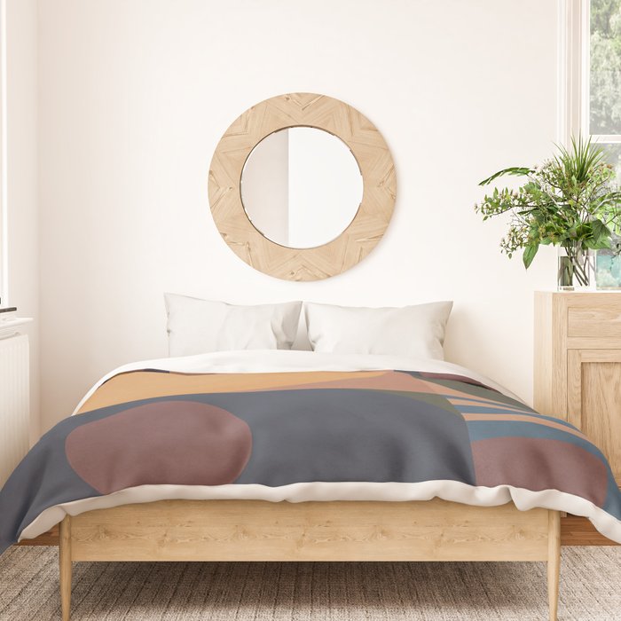 Modern geometric shapes 50 Duvet Cover Gallery Image 3