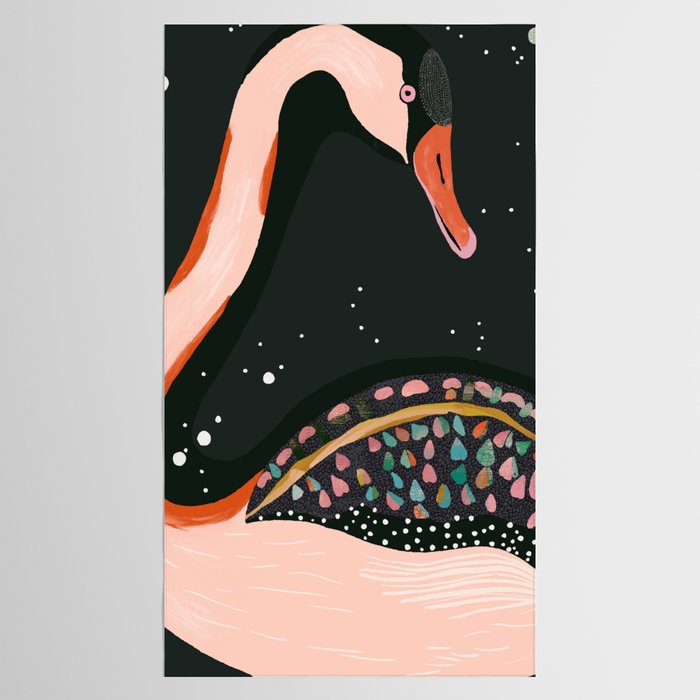 Night Swan Tablecloth Gallery Image 2