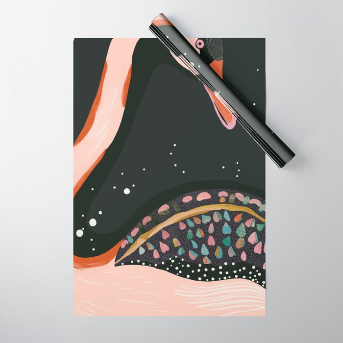 Night Swan Wrapping Paper Gallery Image 1