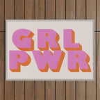 Girl Power Outdoor Rug Gallery Image 1
