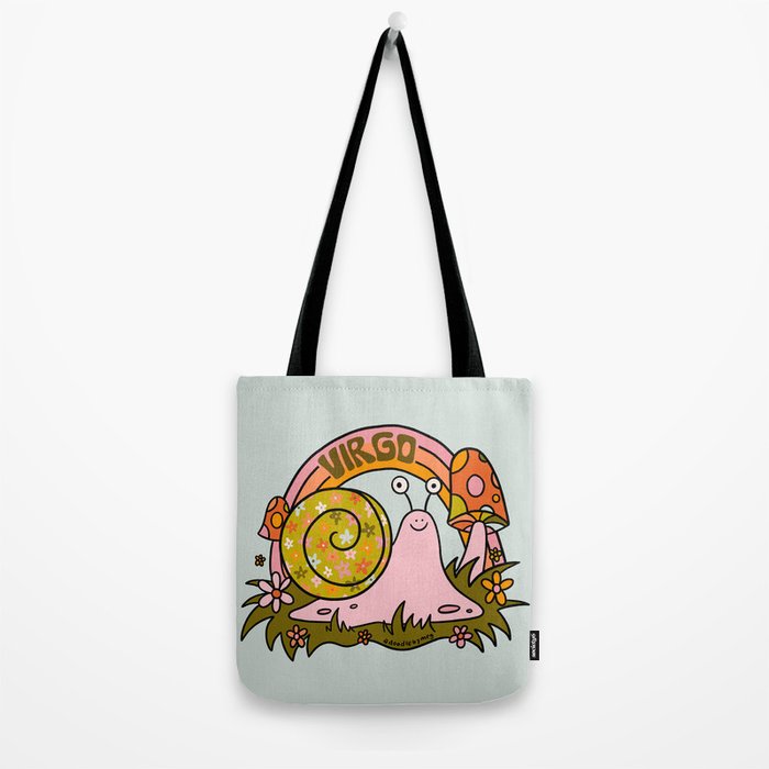 Virgo Snail Tote Bag Gallery Image 2