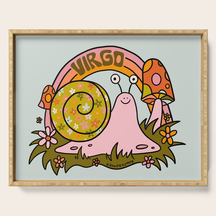 Virgo Snail Serving Tray Gallery Image 1