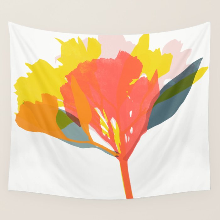 alstroemeria 19 Wall Tapestry Gallery Image 4