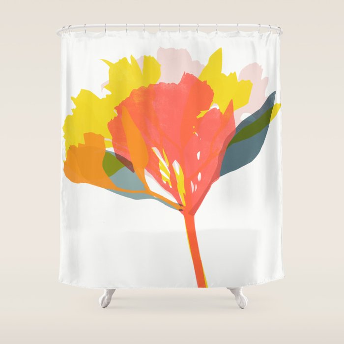 alstroemeria 19 Shower Curtain Gallery Image 1