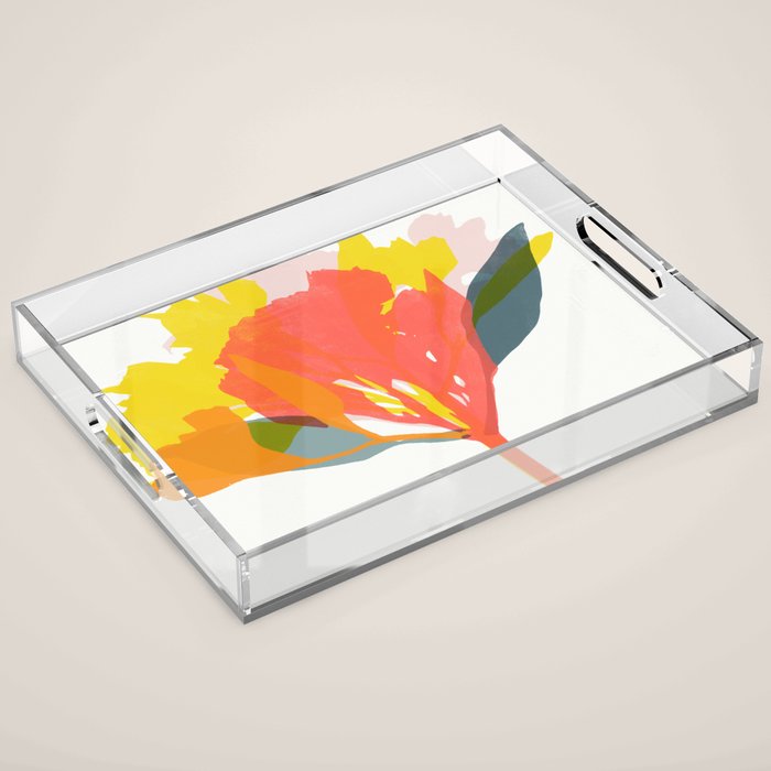 alstroemeria 19 Acrylic Tray Gallery Image 1