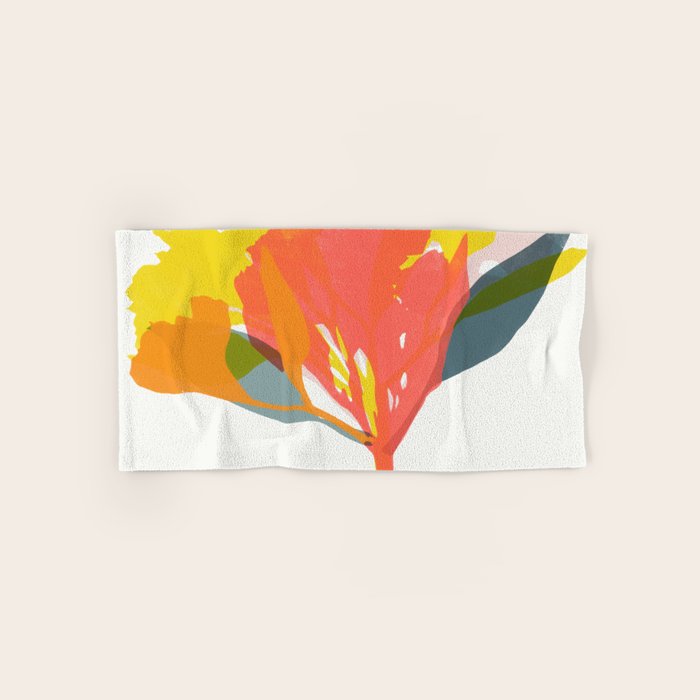 alstroemeria 19 Bath Towel Gallery Image 1