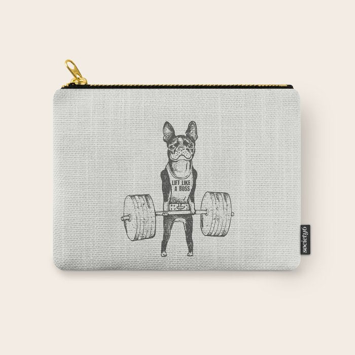 Boston Terrier Lift Carry All Pouch Gallery Image 1