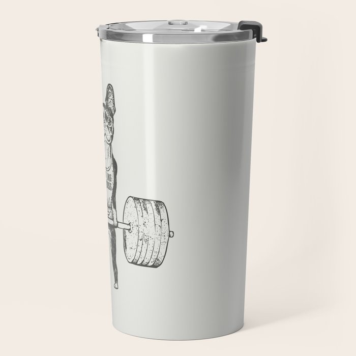 Boston Terrier Lift Travel Mug Gallery Image 2