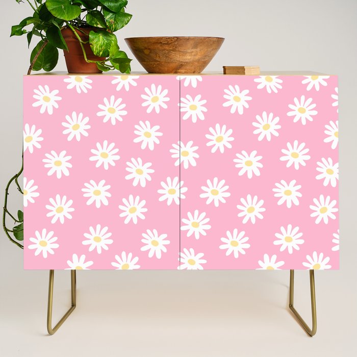 Pink Daisy Daydream Credenza Gallery Image 1