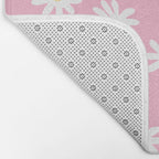 Pink Daisy Daydream Bath Mat Gallery Image 2