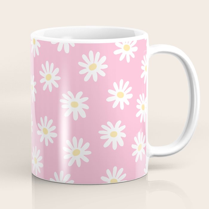 Pink Daisy Daydream Coffee Mug Gallery Image 1