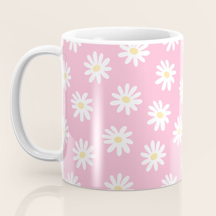 Pink Daisy Daydream Coffee Mug Gallery Image 3
