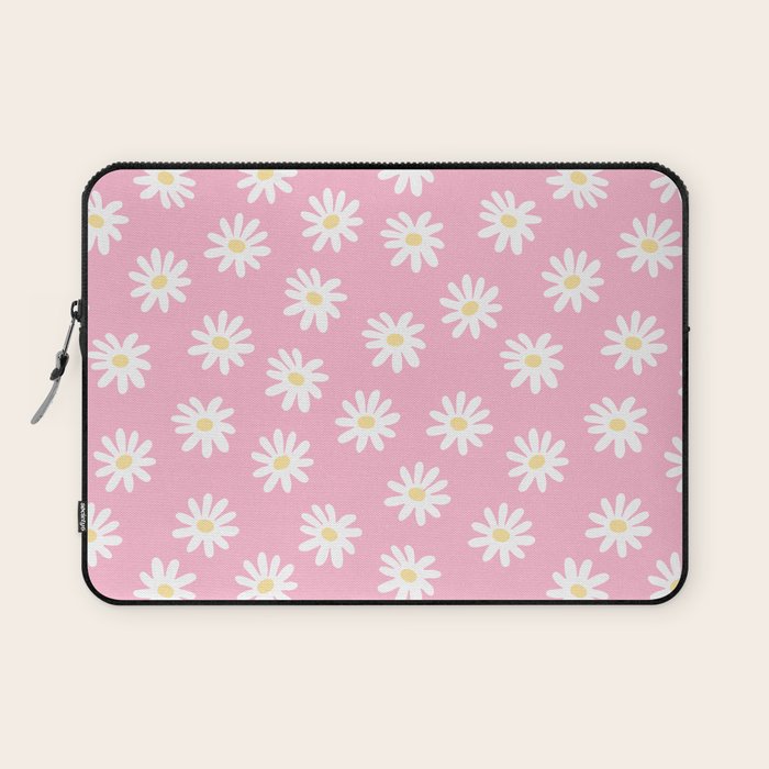 Pink Daisy Daydream Laptop Sleeve Gallery Image 1
