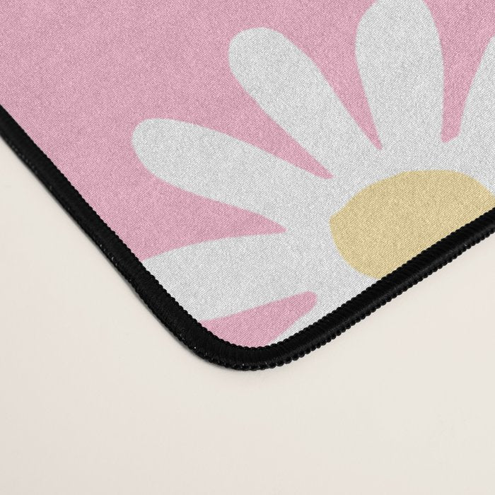Pink Daisy Daydream Desk Mat Gallery Image 4