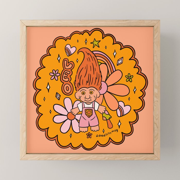 Leo Troll Mini Art Print Gallery Image 1
