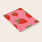 Strawberries Pattern on Pink Notebook Gallery Image 3