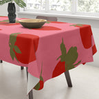 Strawberries Pattern on Pink Tablecloth Gallery Image 3