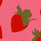 Strawberries Pattern on Pink Coffee Mug Gallery Image 2