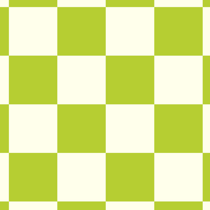 Retro vintage check: neon green and ice cream white Coffee Mug Gallery Image 2